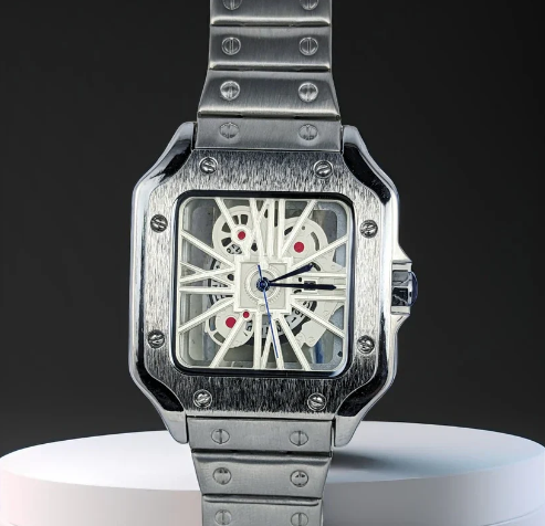 Cartier Silver Men's Watch For Man Silver Strap Crtr-Variants Best Gift For Man - CRTR-MTL-SILVER