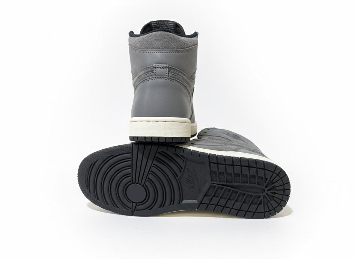 Air Jordan 1 Mid Shoes For Man White Shadow Grey Black Basketball Shoes 554724-073