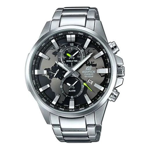 Casio Edifice Chronograph Black World Design Metal Men's Watch-best Gift 303D-1AVUDF