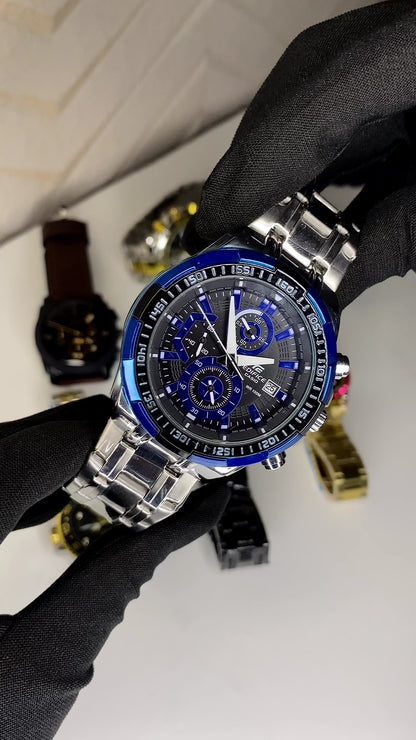 Casio Edifice Chronograph Multi Color Dial Men's Watch EFR 539D 1A2VUDF