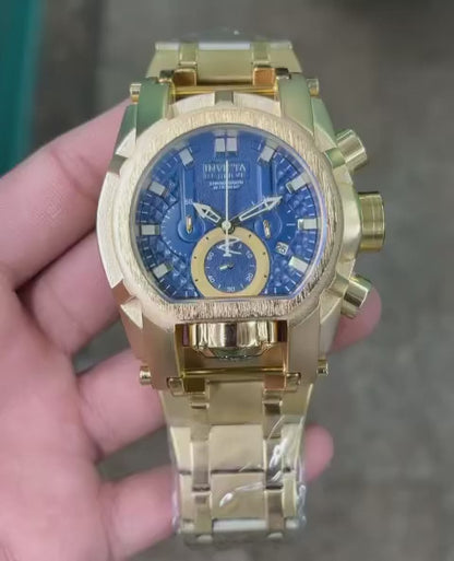 Invicta Reserve Mens 52mm Bolt Zeus Magnum Swiss Quartz Dual Movement Iridescent Men's Watch INC-25209
