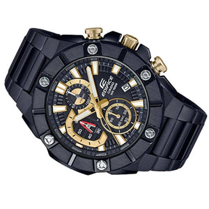 Casio Edifice Chronograph Men's Watch Black Stainless Steel ED489 Watch for Man