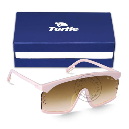 Brown Shade Glass Man's Women's Sunglass for Man Woman or Girl TT-33 Baby Pink Frame Gift Sunglass