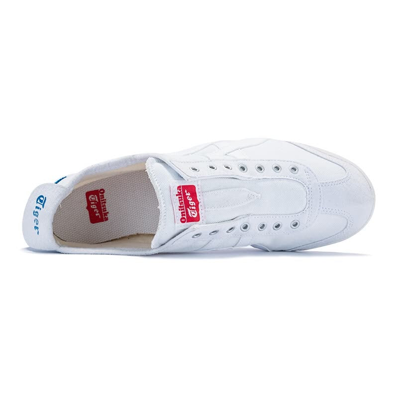 Onitsuka Tiger Sports Shoes MEXICO 66 SLIP-ON White Shoes For Man And Women D3K0N-100