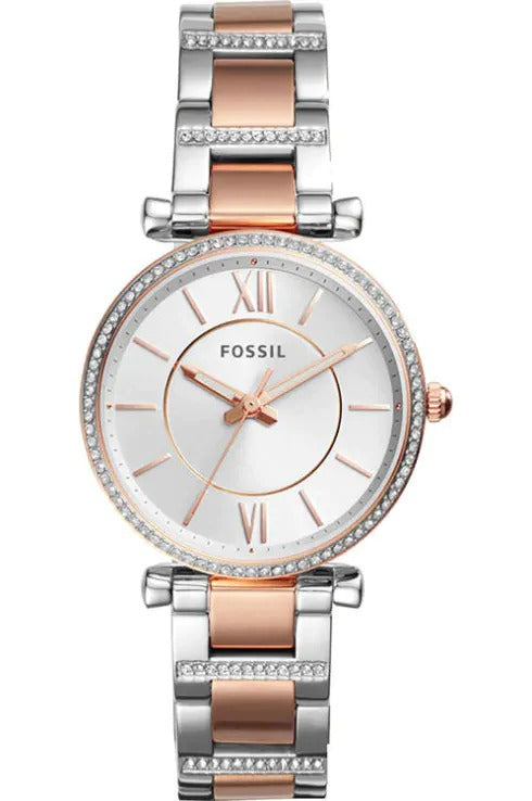 Multi Color Metal Diamond Case&Strap Watch For Women's Es8010 Design White Dial For Girl Or Woman Best Gift Date Watch