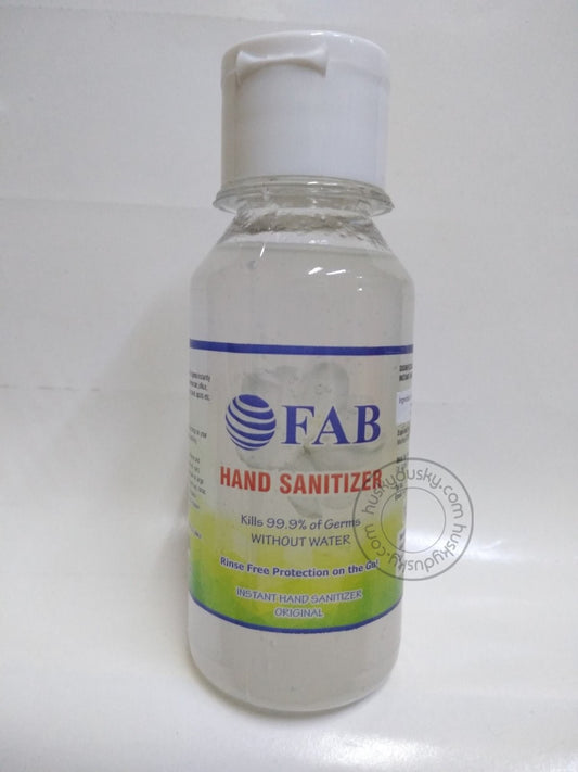 FAB HAND SANITIZER For Protection Skin Care Alcohol Based Killed 99.99 Germs Hand Rub 100ML SAN-Pack Of 10