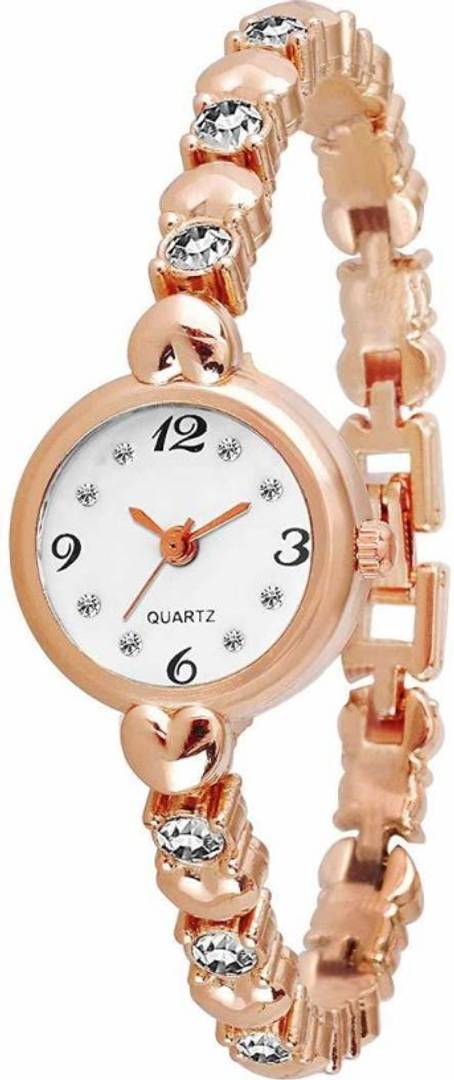 Metal Analog Wrist Watch for Women