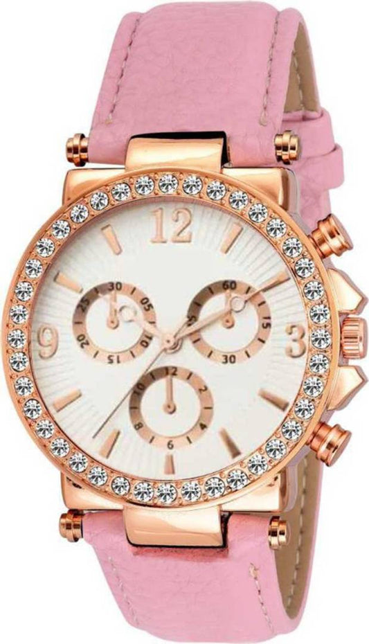 New Diamond Stud Dial Watch For Women