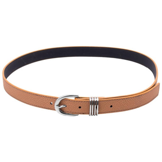 Amazing Leather Belt for women in camel color