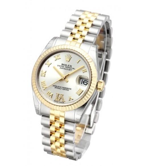 RLX Oyster Perpetual Day-Date White Dial Metal Women and Girls's Automatic Watch RLX-OYS-W-1