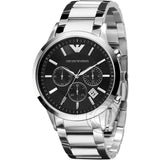 Emporio Armani Classic Chronograph Analog Black Dial Men's Watch AR2434