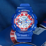 Casio G-SHOCK x MARVEL AVENGERS CAPTAIN AMERICA GA-110CAPTAIN-2PR