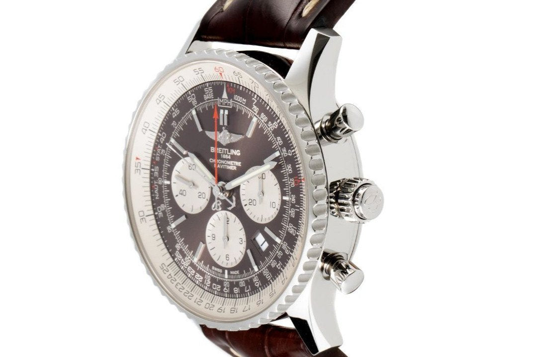 Breitling Men's AB012012-BB01 Navitimer Chronograph Brown Leather Watch For Man AB-BROWN