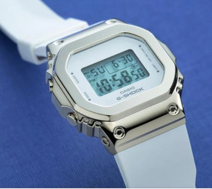 Casio G-Shock Analog-Digital Full with White Dial White Resin Strap Watch Unisex Fancy look premium quality GS951M009-B11