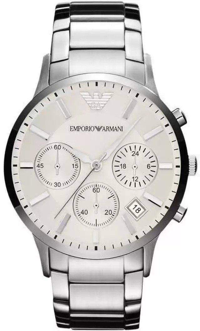 Emporio Armani Chronograph White Dial Mens Watch AR-2458