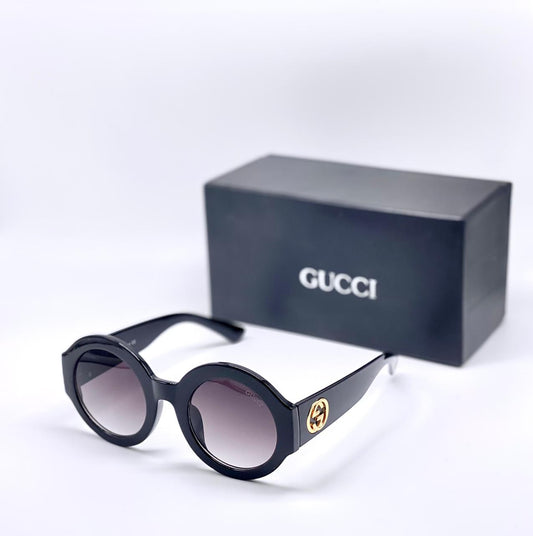 Branded Black Color Transparent Shade Glass Black Frame Urban Web Block Diva Flat Men's Women's Sunglass For Men's Woman Or Girl Gg-0797-S 001 Oversized Sunglasses