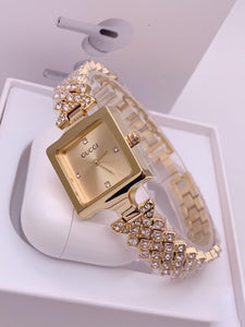 Watches With Diamond Strap For Woman Or Girl Multi Color Dial Gift Watch GC-200