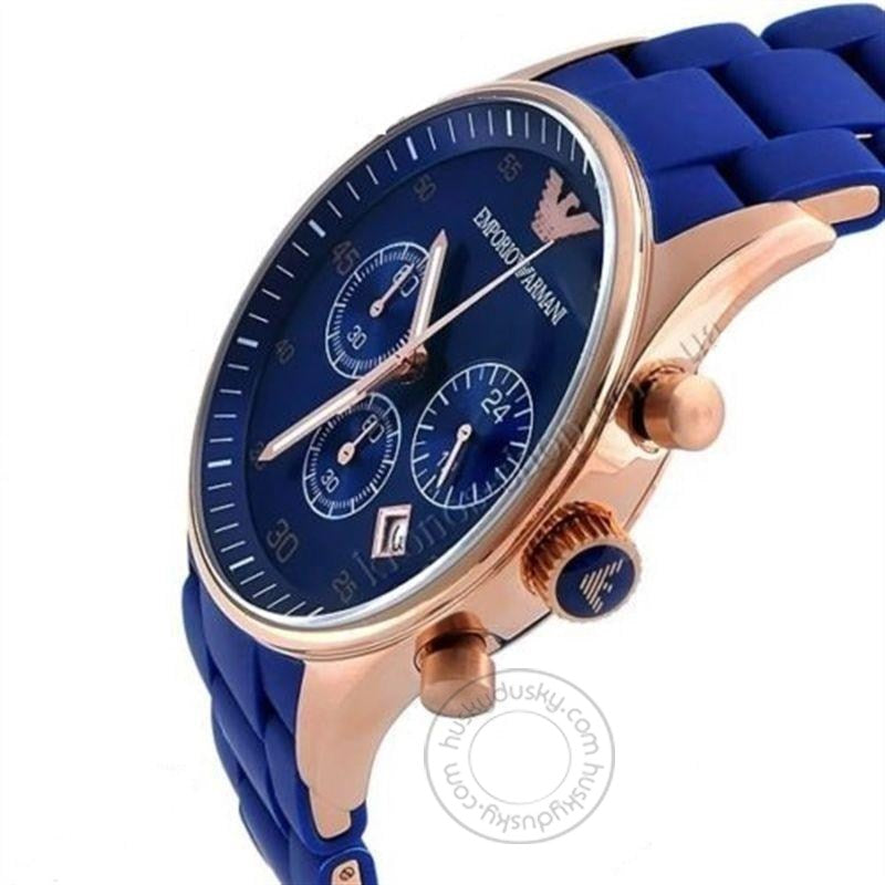 Emporio Armani Blue Chronograph Analog Blue Dial Men's Watch for Man AR5806 Sale Gift