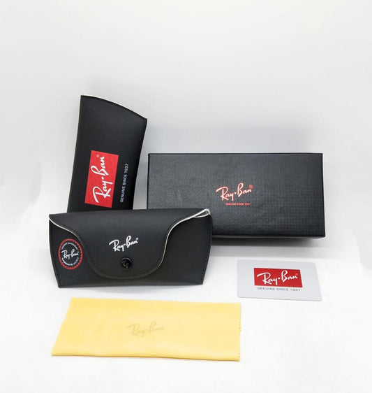 Ray Ban Branded Original Sunglass Case With Brand Cover & Dust Cover And Hard Box For All Type of Sunglass