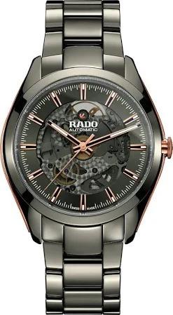 Rado Black Ceramic Skeleton Design Black Date Men s Watch for Man Classic Formal Party Gift R-32021102