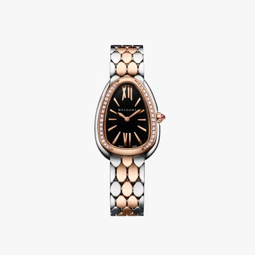 Branded Analog Watch With Silver Metal Case & Strap Watch With Black Dial Designer Multicolor Rose Gold Strap Watch For Girl Or Woman-Best Gift Date Watch- BV-103450