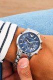 Emporio Armani Chronograph Blue Dial Mens Watch AR2448