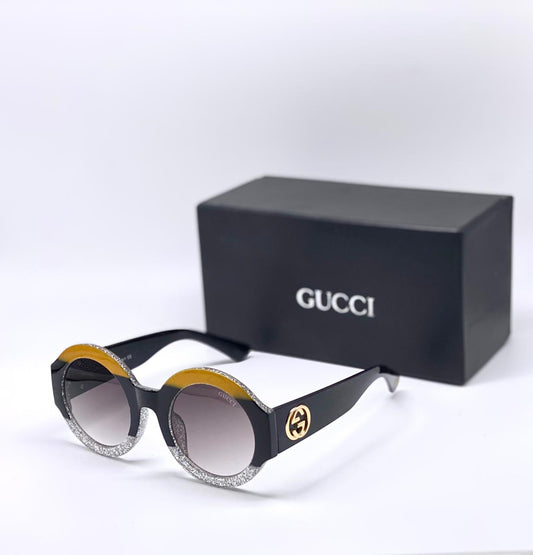 Branded Black Color Transparent Shade Glass Black Frame Men's Women's Sunglass For Men's Woman Or Girl Gg-0084S Urban Web Block Diva Flat Oversized Sunglasses