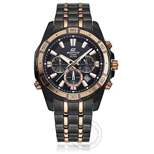 Casio Edifice Chronograph Multi Colour Dial Men's Watch EFR 534BKG 1AVDF