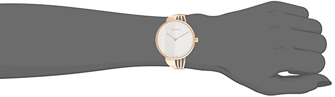 Qurtz Movement Drift Gold Watch And Stainless Steel Gold Strap White Dial Braclet Watch for Women's or Girls_ CK-K6S2N119