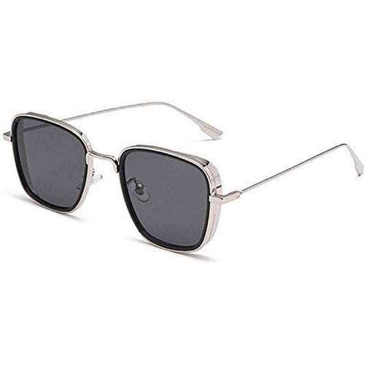 Black Color Glass Men's Women's Sunglass For Man Woman Or Girl LV-864 Silver Stick Gift Sunglass