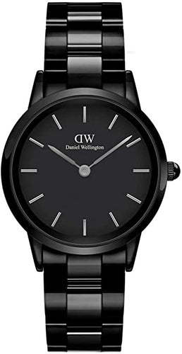 Daniel Wellington Analog Stainless Steel Strap Black Color Dial Watch With Black Case And Strap For Women's Watch DW-1205 Dial - Best Watch for Casual Use