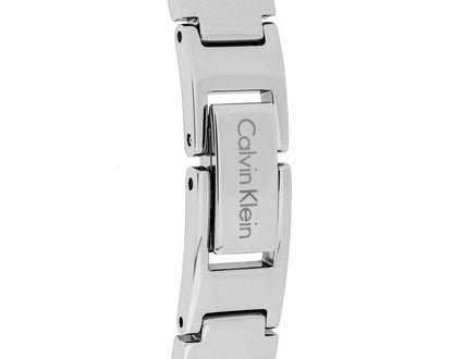 Qurtz Movement Drift Silver Watch And Stainless Steel Strap White Dial Braclet Watch for Women's or Girls_ CK-K6S2N116