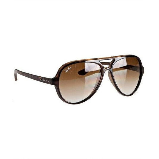 Shiny Havana Tortoise Plastic Sunglass For Men Women's Or Girls- RB-4125 Best Sunglass For Classy Look