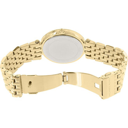 Branded Blue Dial Women's Watch With Gold Color Strap Watch For Women's or Girl MK-8823 Analog Dial Women's Or Girls watch