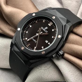 Hublot Black Mens Watch Big Bang Fusion Leather Watch For Man Hb-Bb-002