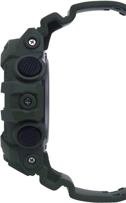 Casio G-Shock Analog Digital Olive Green Belt Men's Watch For Man GA700UC-3A Black Color Dial Day And Date Gift Watch Shock