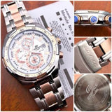 Casio Edifice Chronograph White Dial Men's Watch Rose Gold EFR 539SG 7A5VUDF