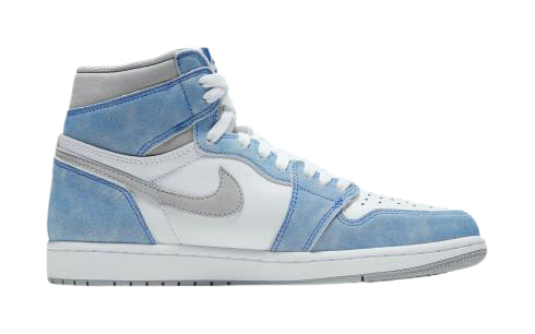 Air Jordan 1 Retro High Hyper Royal Light Smoke Grey White Shoes For Men And Women 555088-402