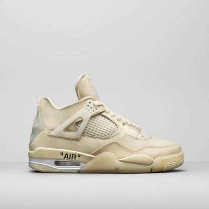 Nike Off-White x Wmns Air Jordan 4 SP Sail Muslin White Black CV9388-100