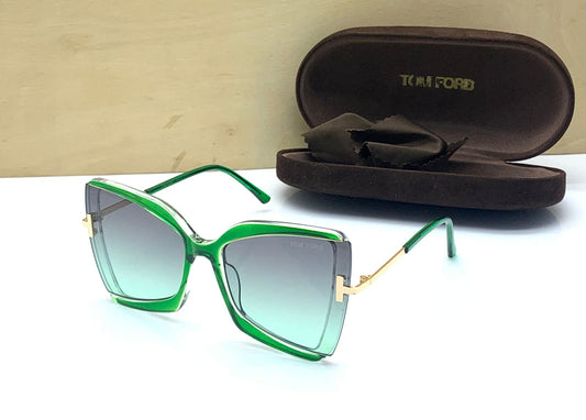 Latest Design Green Color Sunglasses For Men's Women's or Girl TF-984 With Black and Green Frame Sunglass