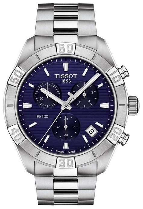 Tissot 1853 Chronograph Blue Dial New Stylish Branded Men's Watch For Man jacket T1016171104100