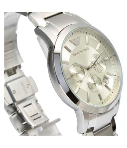 Emporio Armani Chronograph White Dial Mens Watch AR-2458