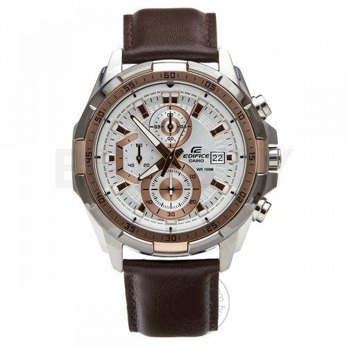 Casio Edifice Chronograph White Dial Men's Watch EFR 539L 7A5VUDF