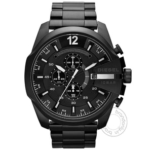 Diesel Mega Chief Chronograph Black Dial Men's Watch For Man Dz4283 Gift