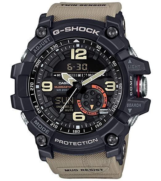 Casio G-shock Mudmaster Analog-Digital Mate Green Black Dial Men's Watch G661 Gshock