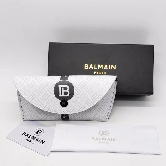 Balmain Branded Original Sunglass Case With Brand Cover & Dust Cover And Hard Box For All Type of Sunglass  BM-BOX