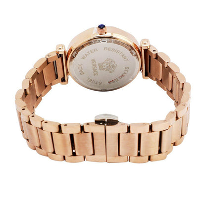 Gold New Stylish Branded Women's Watch For Women And Girls Grey Dial Ver-749