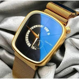 CK Magnetic Clasp Gold Black Dial Men's CK GB Watch for Man or Woman Metal