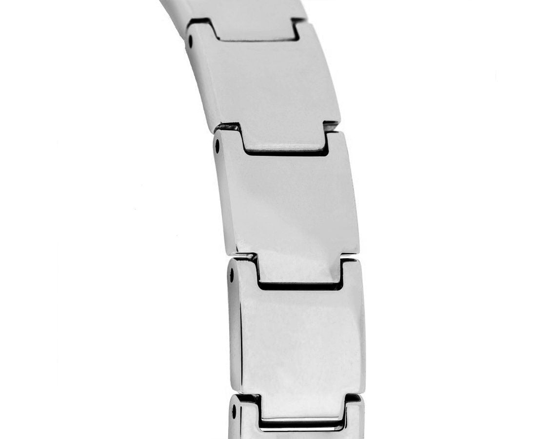 Qurtz Movement Drift Silver Watch And Stainless Steel Strap White Dial Braclet Watch for Women's or Girls_ CK-K6S2N116