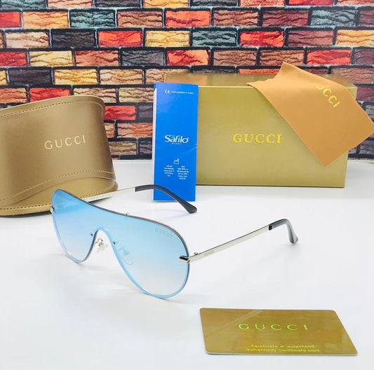 Blue Color Sunglasses For Man GU-90812 Silver Stick Gift Sunglass